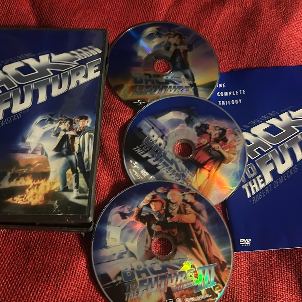 Back To The Future 3 disk set